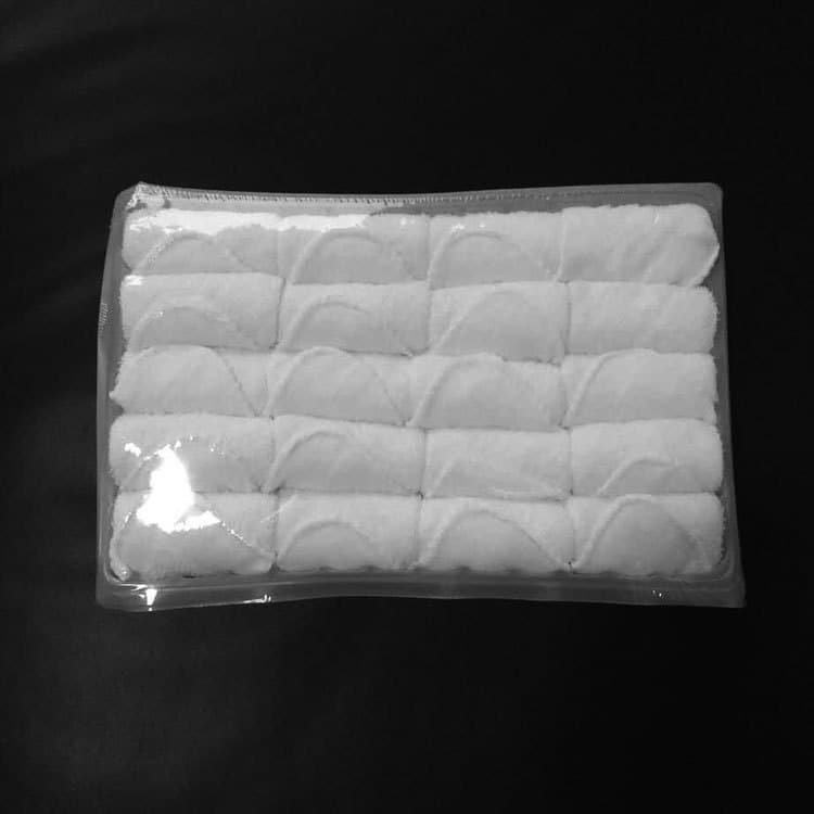 Hot cotton airline disposable towel